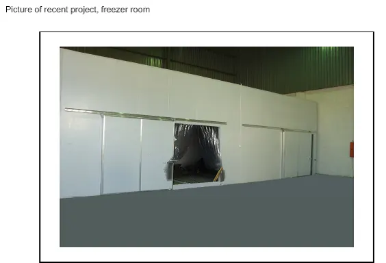 Premiere Meat (U) Cold Room Installation - Climafrost